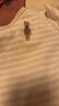 babylove新生兒包屁衣春秋款純棉嬰兒衣服三角哈衣彩棉寶寶爬服家居服 曬單實(shí)拍圖