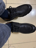 沙馳（SATCHI）皮鞋男防水鞋輕盈舒適商務(wù)休閑皮鞋男士低幫系帶輕質(zhì)透氣戶(hù)外皮鞋 黑色12Q9B2715 40 (250mm) 曬單實(shí)拍圖