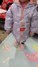 鴨鴨兒童羽絨服女童2024年新款小童寶寶加厚保暖可愛(ài)冬裝外套SN 曬單實(shí)拍圖