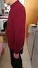恒源祥純羊絨衫男士半高領(lǐng)保暖百搭新年戰袍本命年紅毛衣厚款 曬單實(shí)拍圖