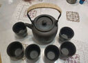 瓷牌茗茶具（cipaiming teaset）瓷牌茗 復古整套紫砂功夫茶具套裝大容量家用提梁泡茶壺茶杯 陶公醉紫砂提梁壺茶具套裝 曬單實(shí)拍圖