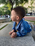 G.DUCKKIDS小黃鴨童裝男童秋裝套裝新款兒童衣服寶寶刺繡小狗外套休閑三件套 桔色 90 建議1~2歲【 80-90cm】cm 曬單實拍圖