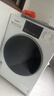 松下滾筒洗衣機全自動(dòng)薄【小白盒】10公斤洗烘一體活性銀除菌雙極除螨 1.1洗凈比超干凈 國補以舊換新 XQG100-F1CD3 曬單實(shí)拍圖