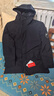 皮爾卡丹三防羽絨服男士中長款2023新款連帽保暖加厚冬裝白鴨絨大毛領(lǐng)休閑 黑色 L【建議120-140斤】 曬單實拍圖