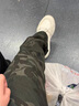 衣然呈品牛仔褲男士春秋新款美式復古迷彩高街vibe褲子直筒修身微喇工裝褲 迷彩色 XL 【建議120-140斤】 曬單實(shí)拍圖