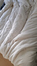 霞珍羽絨被95%白鵝絨夏被可水洗空調被戶(hù)外輕盈保暖被子 米白 220*240cm-填充310g 曬單實(shí)拍圖