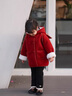 班喜迪女童褲子秋冬款2025新款洋氣女寶寶加絨加厚休閑褲冬裝兒童喇叭褲 黑色 110 cm 曬單實(shí)拍圖