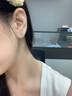 七度珠寶18K金培育鉆石經(jīng)典四爪1克拉鉆石耳釘結(jié)婚520情人節(jié)送老婆禮物 60分培育鉆石(F-G/VS/3EX/N) 曬單實(shí)拍圖