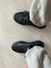 Fitti Pahris輕奢牛皮男鞋2025夏季新款板鞋防臭皮鞋男防滑時(shí)尚增高休閑鞋子男 黑色 【真牛皮+手工縫制】 39 曬單實(shí)拍圖