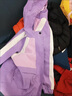 G.DUCKKIDS童裝女童外套春秋新款兒童衣服小女孩休閑風(fēng)衣中小童秋裝上衣夾克 紫色 150 (建議身高140cm 12-13歲)cm 曬單實(shí)拍圖