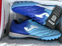 JOMA兒童足球鞋碎釘男女童青少年學(xué)生TF透氣足球訓練鞋 藍色 37 曬單實(shí)拍圖