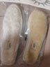 桑坡純羊毛鞋墊100%皮毛一體冬季男女加厚保暖毛氈底羊絨雪地靴墊 米白色 43 曬單實(shí)拍圖