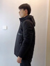 啄木鳥(niǎo)高檔羽棉絨衣服男士短款加厚加絨棉服男秋冬季棉襖中老年連帽外套 卡其色 XL 曬單實(shí)拍圖