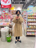 旅途原品ltyp 270G天絲棉立裁風(fēng)衣外套 百搭休閑中長款大衣女夏 經(jīng)典卡其 M 曬單實(shí)拍圖