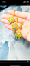 京工美作黃金吊墜女足金999螺鈿多彩鳳羽項(xiàng)鏈老婆生日禮物多退少補(bǔ)12.75g 曬單實(shí)拍圖