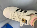 CLENIKEEDAIR NIKE 阿迪純原厚底貝殼頭金標秋冬四季款款男女校園低幫休閑 白黑金標平底 42 曬單實(shí)拍圖
