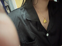中國黃金（CHINA GOLD）彌勒佛黃金吊墜女笑佛黃金項鏈足金鎖骨鏈結婚生日禮物女生送女友 彌勒佛吊墜【贈銀鏈】約2.3g 曬單實(shí)拍圖