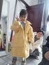 G.DUCKKIDS女童羽絨服2025新款兒童冬裝小童寶寶加厚中長(cháng)款90白鴨絨外套保暖 黃色 120 (L) 曬單實(shí)拍圖