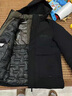 稻草人品牌羽絨棉服冬季新款常規(guī)保暖棉衣男款中年爸爸裝連帽外套男 8808M-黑色 XL 曬單實拍圖