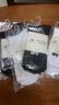 NEW BALANCE NB 男款女款休閑透氣百搭白色高筒組合裝logo襪LASM2904 白色2雙+黑色2雙 L(男款26-28cm) 曬單實(shí)拍圖