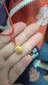 周生生王安宇同款福祿葫蘆古法黃金項鏈足金吊墜含繩92196Z計價 70厘米 - 22.95克(含工費1600元) 曬單實拍圖