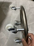 摩范煤氣罐底座液化氣瓶萬(wàn)向輪架子煤氣瓶移動(dòng)托架托盤(pán)支架置物架 本色1個(gè)裝【加厚不銹鋼，升級4輪 曬單實(shí)拍圖