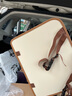 齊選車(chē)載高檔多功能椅背收納袋汽車(chē)后排座椅置物袋紙巾盒大容量?jì)ξ锖?米白拼杏色【升級紙巾盒款】 曬單實(shí)拍圖
