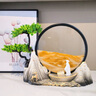 赟婭流沙畫(huà)風(fēng)景擺件文創(chuàng)紀(jì)念品客廳玄關(guān)書(shū)房辦公室裝飾品創(chuàng)意畢業(yè)禮物 輕舟已過(guò)萬(wàn)重山【日照金山】 曬單實(shí)拍圖