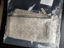 古馳（GUCCI）男女同款經(jīng)典雙G雙面印花流蘇爆款圍巾淺駝色 165904 3G646 9500 曬單實(shí)拍圖