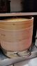 蒸尚美蒸鍋不銹鋼湯鍋蒸籠加厚復(fù)底蒸籠竹制燃?xì)怆姶艩t通用鍋具家用 30cm湯鍋+木蒸籠2籠1蓋 28cm 曬單實(shí)拍圖