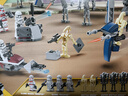 樂(lè)高（LEGO）星球大戰(zhàn)系列兒童拼搭玩具積木 男孩女孩成人家居飾品生日禮物 75372 克隆人士兵與戰(zhàn)斗機(jī)器人 曬單實(shí)拍圖