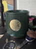 星巴克（Starbucks）杯子墨綠色馬克杯星勺陶瓷豎條紋水杯辦公室咖啡杯情侶萬(wàn)圣節禮物 墨綠單杯高檔禮盒裝 曬單實(shí)拍圖