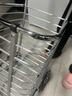 杰適折疊鋁合金購物車(chē)買(mǎi)菜車(chē)便攜爬樓小拖車(chē)手拉車(chē)老人家用便攜小推車(chē) 6輪普通款裸車(chē)+紫色禮包 曬單實(shí)拍圖