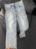 ABLE JEANS【立體錐形褲】25春夏新款女士復(fù)古彈力牛仔褲701368 淺黃泥藍(lán) 25 /30 曬單實(shí)拍圖