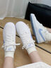 耐克（NIKE）女鞋板鞋 2025秋季新款時(shí)尚COURT皮面青少年小白鞋低幫運動(dòng)休閑鞋 COURT/主推板鞋 36 曬單實(shí)拍圖