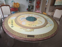 304不銹鋼內(nèi)置轉(zhuǎn)盤火鍋桌子折疊餐桌圓桌帶轉(zhuǎn)盤帶電磁爐家用10人 1.6米內(nèi)置1.2轉(zhuǎn)盤[仿灰理石紋] 曬單實拍圖
