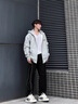 佐館男鞋潮流牛仔板鞋男2025春季新款厚底增高面包休閑鞋百搭運動(dòng)鞋 牛仔藍 42 曬單實(shí)拍圖