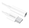 榮耀（HONOR）50原裝TypeC轉(zhuǎn)接頭3.5mm耳機(jī)音頻線適用華為p20p40P30Pro mate30Pro  CM20白色(Type-C口轉(zhuǎn)3.5MM耳機(jī)孔) 曬單實(shí)拍圖