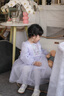巴拉巴拉童裝兒童連衣裙女童裙子2025春裝新款小童洋氣網(wǎng)紗公主裙 紫色調00377 110 曬單實(shí)拍圖