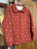 俞兆林奶奶裝冬裝棉襖中老年女裝棉服媽媽棉衣外套老年人衣服 Y244M1012 曬單實(shí)拍圖