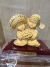 菲斯鉑亞絨沙金結(jié)婚禮物送新人創(chuàng)意實(shí)用新婚擺件閨蜜朋友訂婚紀(jì)念定制禮品 絨沙金大號(hào)百年好合公仔 曬單實(shí)拍圖
