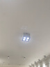 愛斯蘭 明裝筒燈四頭斗膽燈防眩護(hù)眼無主燈照明現(xiàn)代客廳簡約可調(diào)射燈 四頭款：雪地白-36W-自然光 曬單實(shí)拍圖