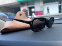 雷朋（RayBan）【2025春夏新品】雷朋枕形板材墨鏡男女窄框防曬太陽鏡0RB4455F 【偏光】667781黑色鏡框深灰色鏡片51mm 尺寸51 曬單實拍圖
