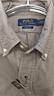 Polo Ralph Lauren 拉夫勞倫【七夕禮物】男裝 經(jīng)典款棉成衣染色襯衫RL15953 020-灰色 M 曬單實(shí)拍圖