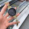 方哲品牌原裝適用華為gt5/gt4表帶新款watch4pro/3pro冰凌花閃鉆金屬gt3夏季女款Watch5手表腕帶 四葉草滿(mǎn)鉆玫金 華為GT6/GT5【41MM表盤(pán)】18mm 曬單實(shí)拍圖
