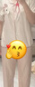JIOESC睡衣夏季女短袖短褲家居服玉桂狗可愛裝長褲學(xué)生可外穿三件套QC 三件套丨XXL丨參考體重125-135斤 曬單實拍圖