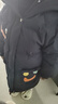 鴨鴨兒童羽絨服新款男童寶寶可愛時尚男孩中長款冬季小童裝外套YD 藏青色 120 曬單實拍圖