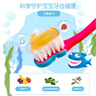 sanita-denti莎卡兒童牙膏0-3-6歲+嬰幼兒牙膏兒童含氟防蛀護齒牙膏防齲抑菌 0-2歲葡萄味50g-1階無(wú)氟 曬單實(shí)拍圖