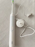 必要澎湃聲波電動(dòng)牙刷成人款感應式充電情侶軟毛young牙刷套裝 澎湃-皓白 曬單實(shí)拍圖