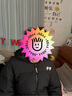 李寧火鍋羽絨服丨情侶春季石墨烯保暖防潑水抗靜電長(zhǎng)羽絨服連帽外套 黑色(507款)-2 XL 曬單實(shí)拍圖